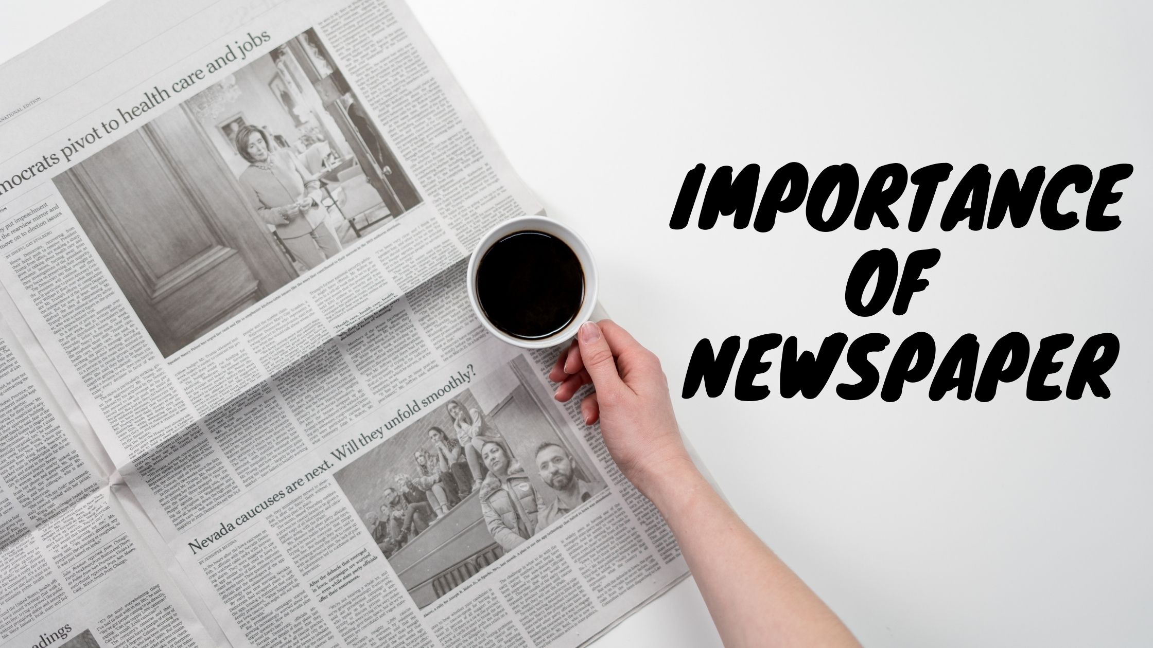 Importance of Newspaper in Life Essay - Let's Learn