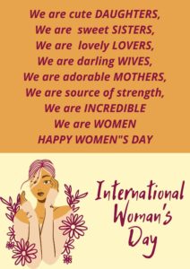 Women's Day Posters and Speech